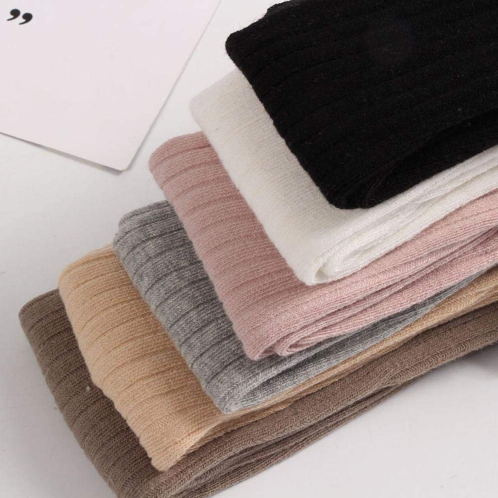 El Regalo 1 Pair Girls Combed Cotton Bow Tights Pantyhose Leggings Stocking Pants | Bow Socks Stockings for Girls (Gray)