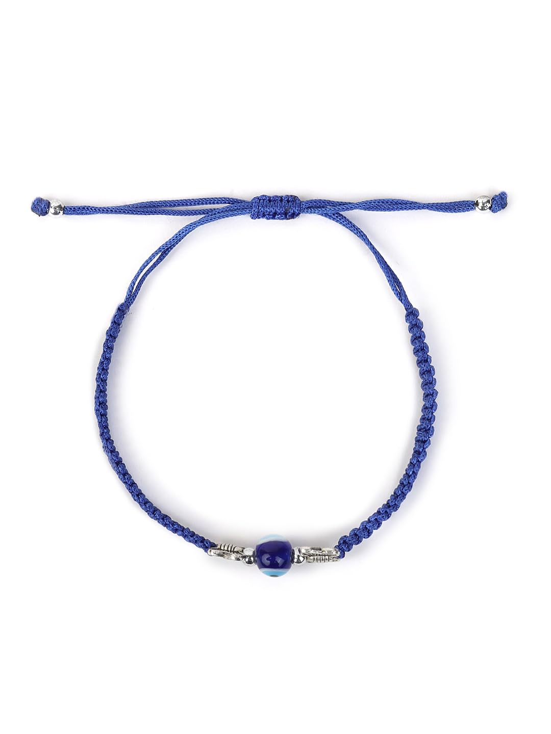 El Regalo 2PCs Cute Evil Eye Bracelet Rakhi Combo for Brothers/Bhai-Bhabhi- Fancy Evil Eye Rakhi with Roli Chawal in Rakshabandhan Gift Box (Red & Blue Butterfly Evil Eye)