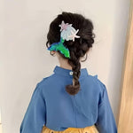 El Regalo 6 PCs Mermaid Hair Clips Glitter Reversible Sequin Bows Barrettes Set for Baby Girl Kids Teens & Women