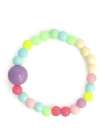 El Regalo 2 PCs Kids Girls Colorful Jewelry Sets - Kids Candy Color Beads Necklace & Bracelets Jewelry Sets for Girls & Toddlers