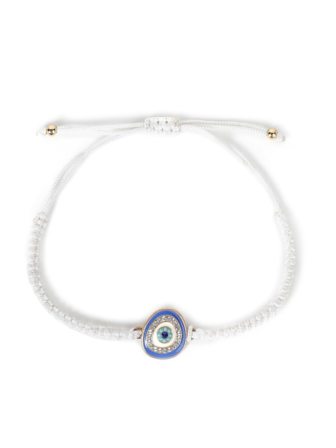 El Regalo 2 PCs Evil Eye Hamsa Hand Couple Rakhi Set for Bhaiya & Bhabhi- Bhaiya Bhabhi Rakhi Combo with Roli Chawal, Rakhi Message Card in Rakhi Gift Box (Option-5)