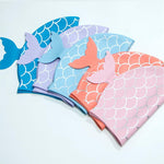 El Regalo 1PC Cute Mermaid Fish Tail Silicon Swimming Cap for Kids, Girls, Boys, and Teens (Pink)