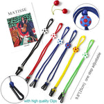 El Regalo Football Safety Facemask Lanyard for Kids- Boys & Girls | Child Adjustable Lanyard Handy Convenient Safety Face Mask Holder Rope, Mask Holder for Kids, Adjustable Mask Strap (4)