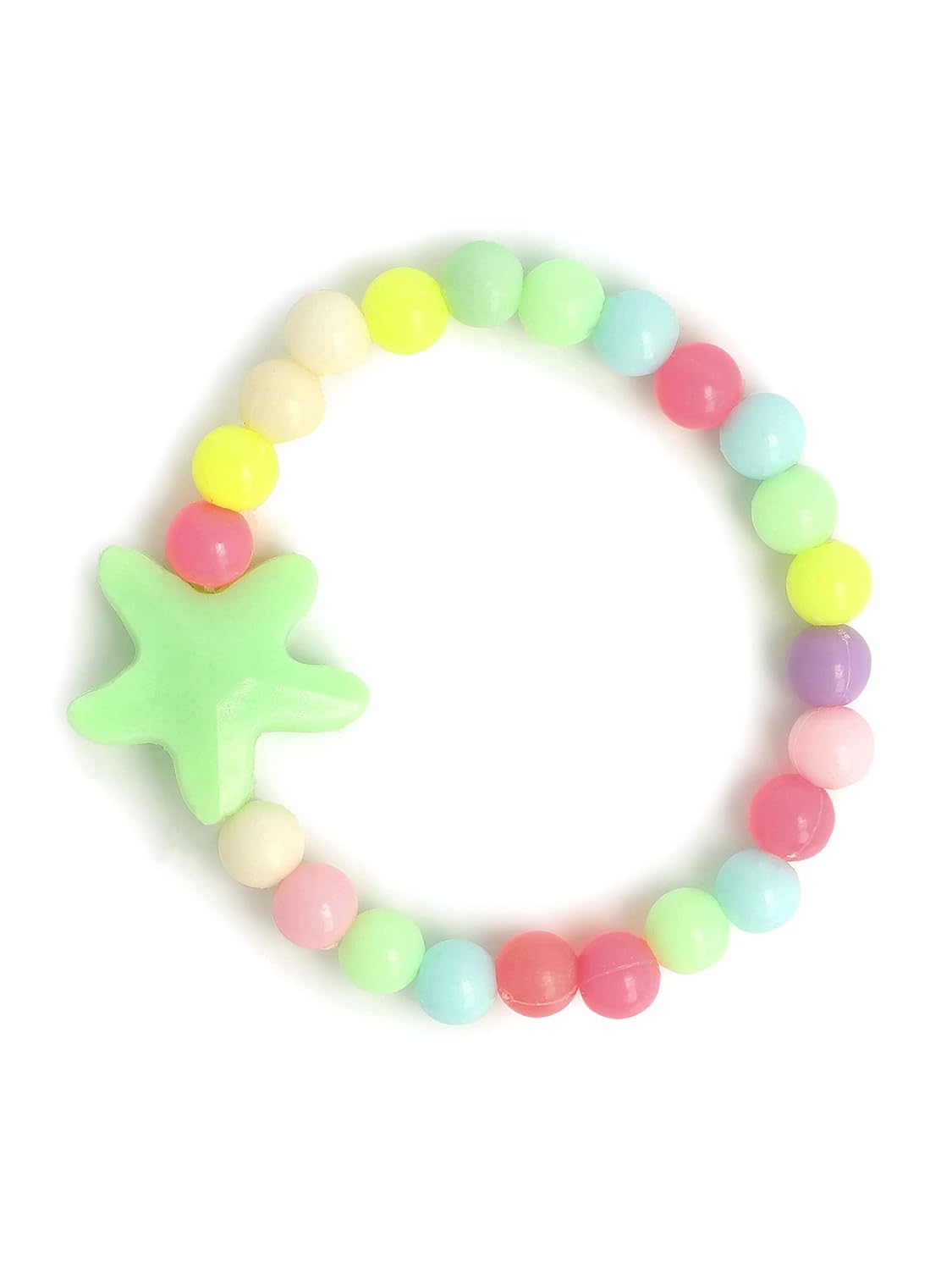 El Regalo 4 PCs Cute Kids Girls Jewelry Combo Sets - Kids Beads 2 Necklace & 2 Bracelets Jewelry Sets for Girls & Toddlers (Option- 2)