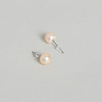 El Regalo 3 Pairs of Freshwater Pearl Stud Earrings Set - 3 Colors Pearls Studs for Kids/Girls/Teens/Women