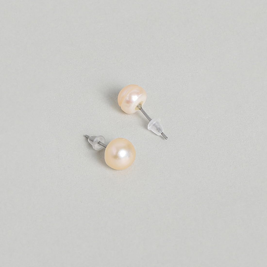 El Regalo 3 Pairs of Freshwater Pearl Stud Earrings Set - 3 Colors Pearls Studs for Kids/Girls/Teens/Women