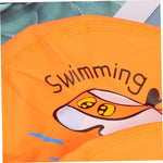El Regalo 1PC of Cute Kids Dolphin PU Swimming Caps for Girls & Boys- Waterproof, Animal Print Swimming Cap (for Kids 6-12 Years) (Orange Fish Swim Cap)
